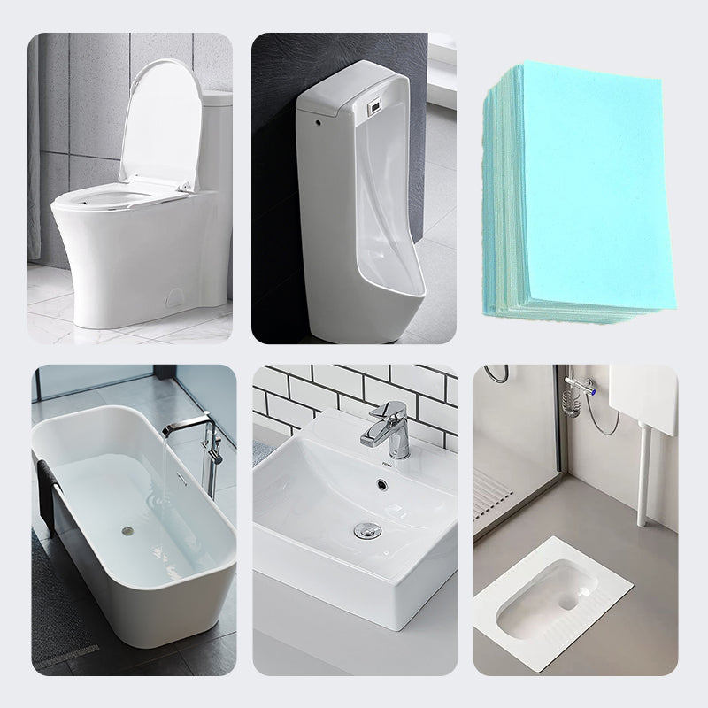 🚽 Quick-Dissolving Biodegradable Toilet Cleaning Sheets