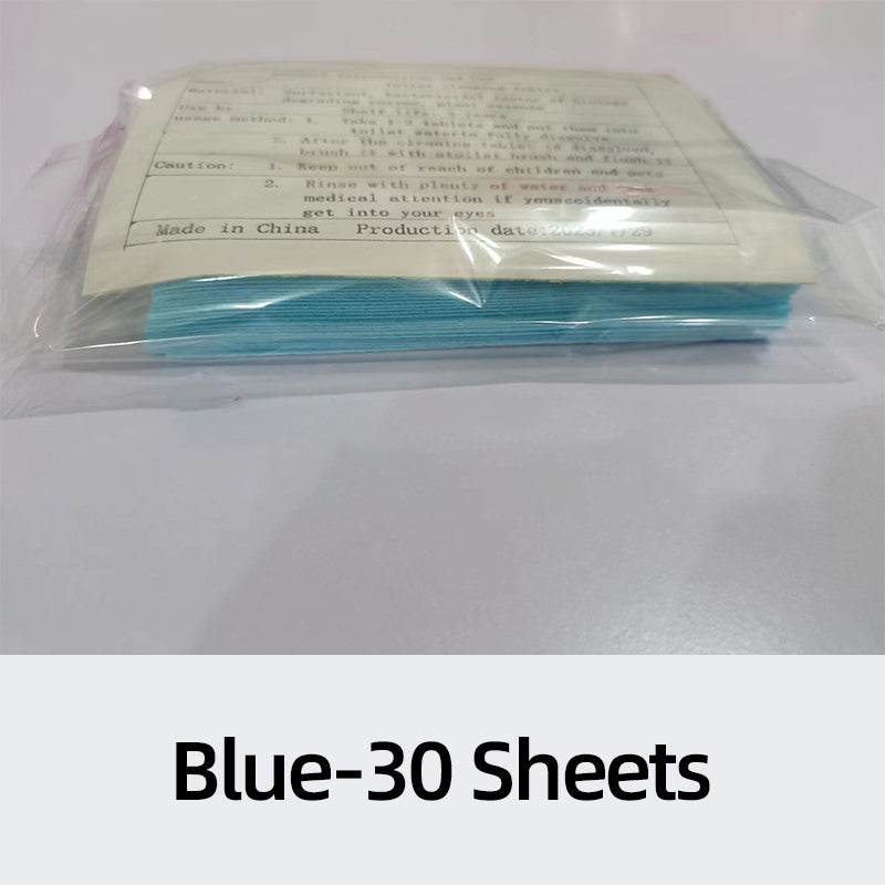 🚽 Quick-Dissolving Biodegradable Toilet Cleaning Sheets