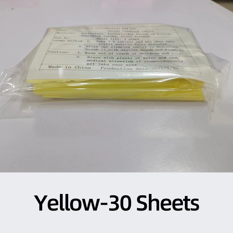 🚽 Quick-Dissolving Biodegradable Toilet Cleaning Sheets