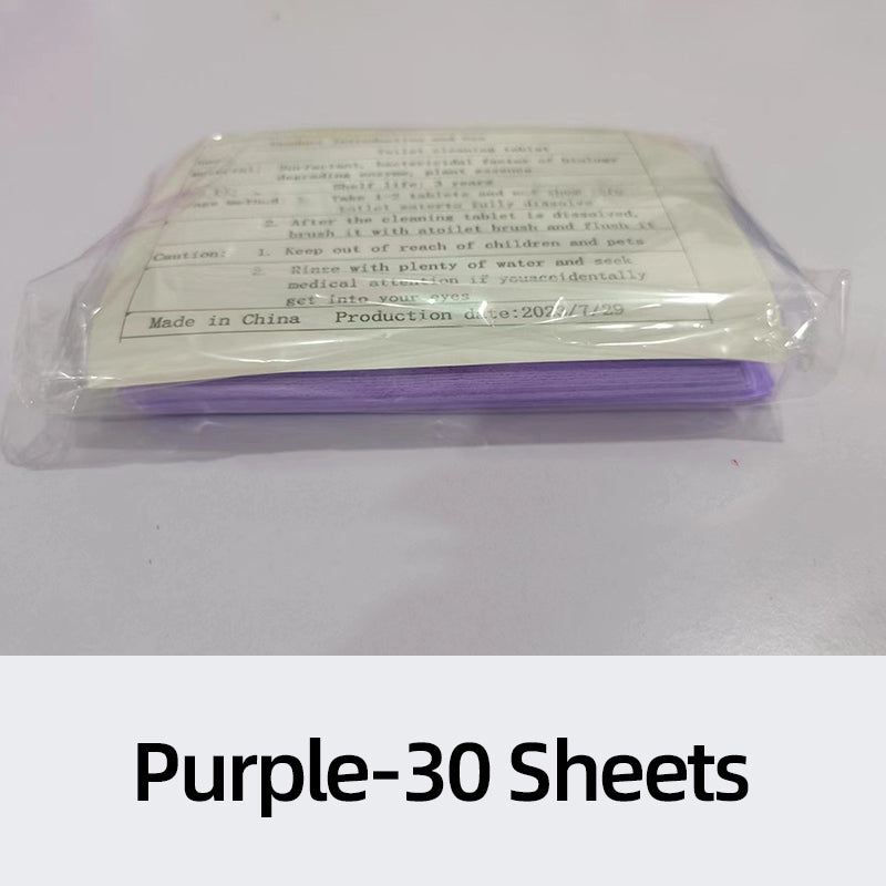🚽 Quick-Dissolving Biodegradable Toilet Cleaning Sheets