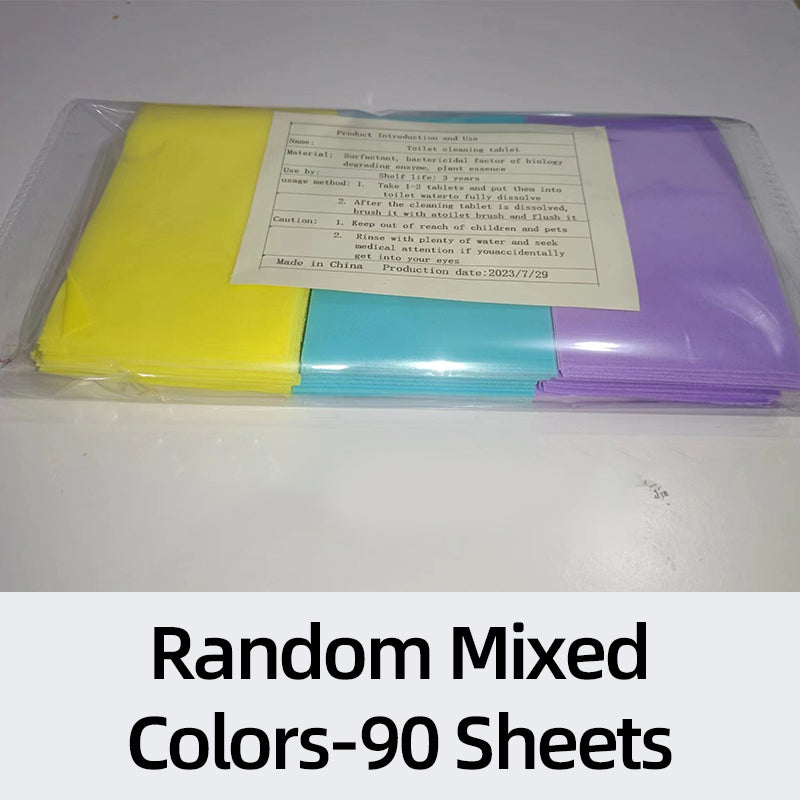 🚽 Quick-Dissolving Biodegradable Toilet Cleaning Sheets
