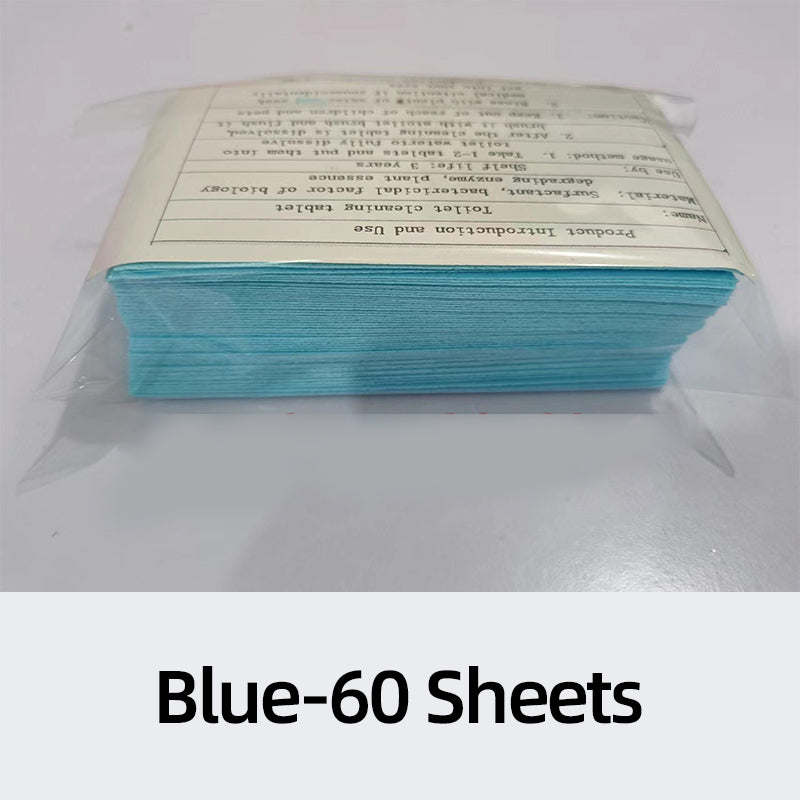 🚽 Quick-Dissolving Biodegradable Toilet Cleaning Sheets