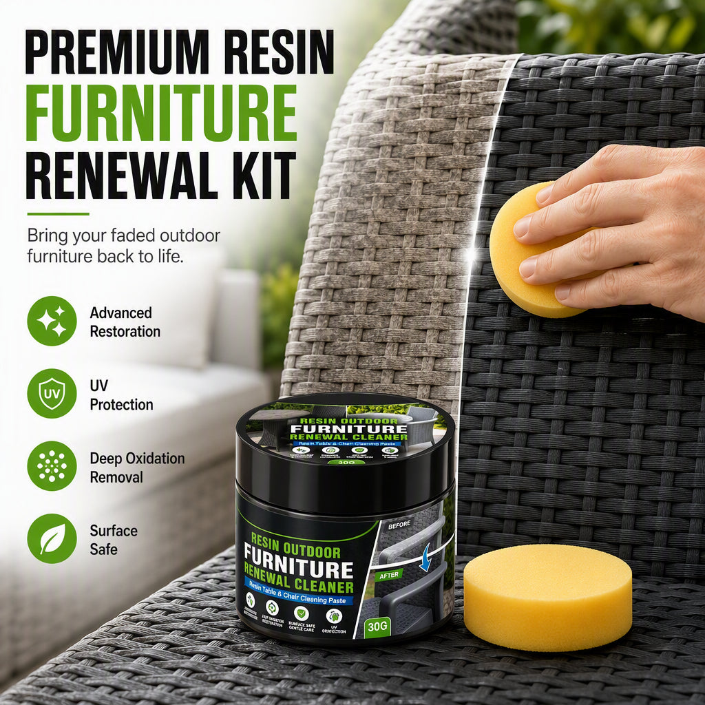 🥳2026 HOT SALE🥳💞50K+ SOLD! 🌿✨ 50% OFF! Outdoor Furniture Renewal Paste – Revives faded, oxidized resin furniture. Restores vibrant colour & shine – no need to buy new! 🛋️💪