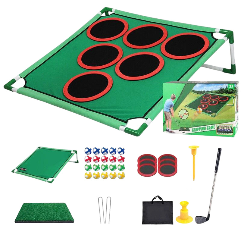🥳2026 HOT SALE🥳💞50K+ SOLD! 🏠🌟 50% OFF! Kids Golf Target Set – Sticky balls stick to fabric target, easy scoring fun. Lightweight & portable – keeps kids active anywhere! 🧒💪
