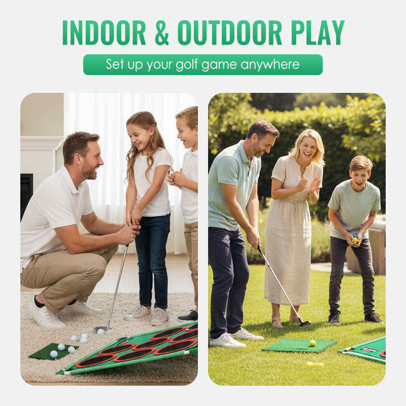 🥳2026 HOT SALE🥳💞50K+ SOLD! 🏠🌟 50% OFF! Kids Golf Target Set – Sticky balls stick to fabric target, easy scoring fun. Lightweight & portable – keeps kids active anywhere! 🧒💪