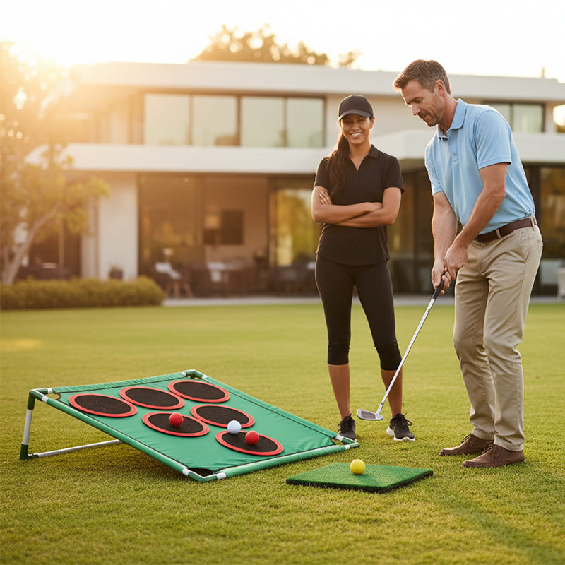 🥳2026 HOT SALE🥳💞50K+ SOLD! 🏠🌟 50% OFF! Kids Golf Target Set – Sticky balls stick to fabric target, easy scoring fun. Lightweight & portable – keeps kids active anywhere! 🧒💪