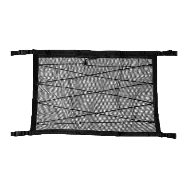 🥳2026 HOT SALE🥳💞50K+ SOLD! 🚗🧳 50% OFF! Car Ceiling Storage Net – Transforms unused roof space into extra storage for pillows & blankets. Dual‑zipper closure, reinforced webbing – keeps gear secure on every trip! 🏠✨