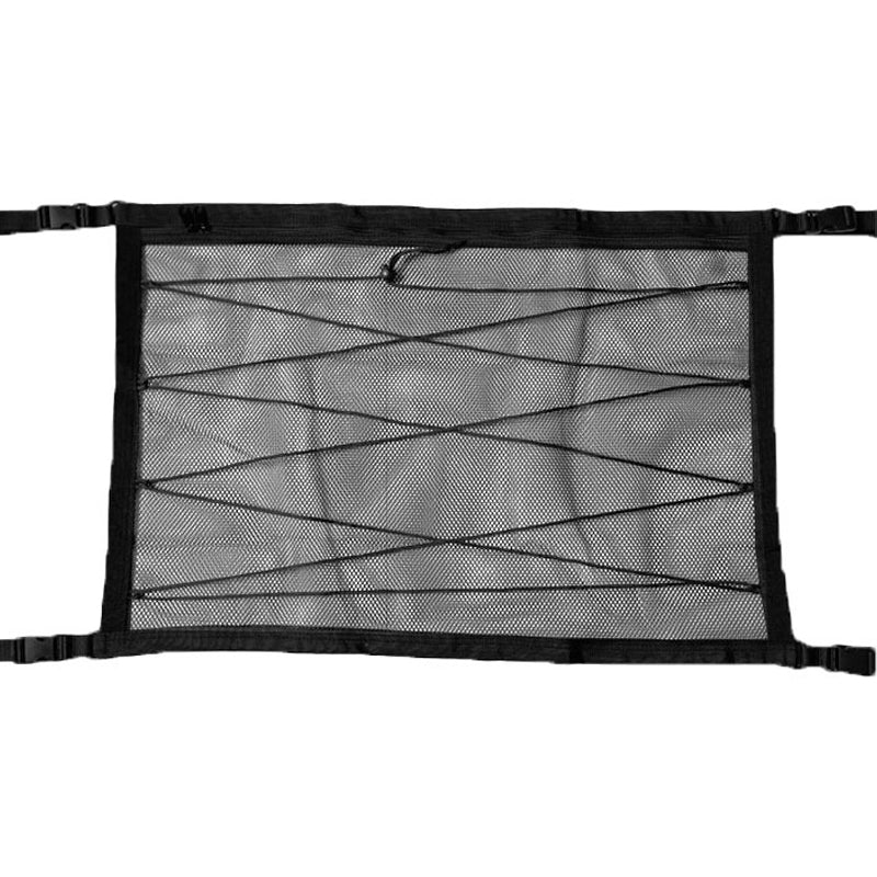 🥳2026 HOT SALE🥳💞50K+ SOLD! 🚗🧳 50% OFF! Car Ceiling Storage Net – Transforms unused roof space into extra storage for pillows & blankets. Dual‑zipper closure, reinforced webbing – keeps gear secure on every trip! 🏠✨