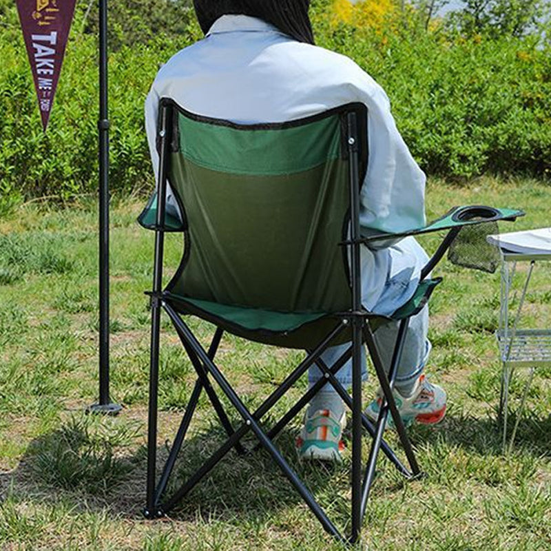 🥳2026 HOT SALE🥳💞50K+ SOLD! 🪑☕ 50% OFF! Portable Folding Camping Chair with Cup Holder – High backrest support, ergonomic design & mesh pocket. Lightweight & compact – your perfect outdoor companion! 🏕️✨