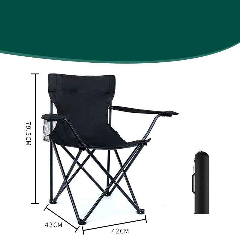 🥳2026 HOT SALE🥳💞50K+ SOLD! 🪑☕ 50% OFF! Portable Folding Camping Chair with Cup Holder – High backrest support, ergonomic design & mesh pocket. Lightweight & compact – your perfect outdoor companion! 🏕️✨