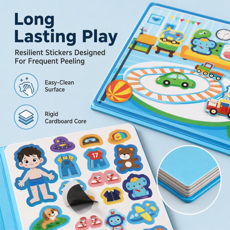 🥳2026 HOT SALE🥳💞50K+ SOLD! 🧩✨ 50% OFF! Kids Magnetic Quiet Book – Foldable scenes, magnetic play & educational fun. Boosts creativity & learning – perfect for boys & girls! 🎨🧒