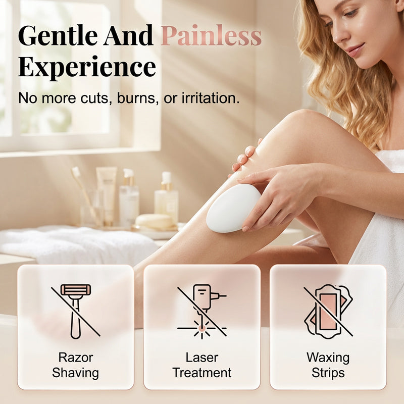 🥳2026 HOT SALE🥳💞50K+ SOLD! 💎✨ 50% OFF! Crystal Hair Eraser – Painless & dual exfoliation design – gently removes hair & dead skin. Nano glass technology – smooth skin without wax or shaving! From £6.99! 🛡️🌸