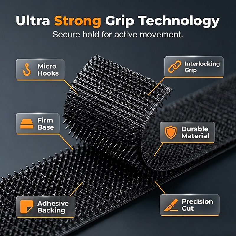 🥳2026 HOT SALE🥳💞50K+ SOLD! 🏠🚗 50% OFF! Anti-Slip Adhesive Fasteners – heavy-duty grip stops rugs, mats & cushions from sliding. Residue-free & reusable for home, office & car! 🛡️✅