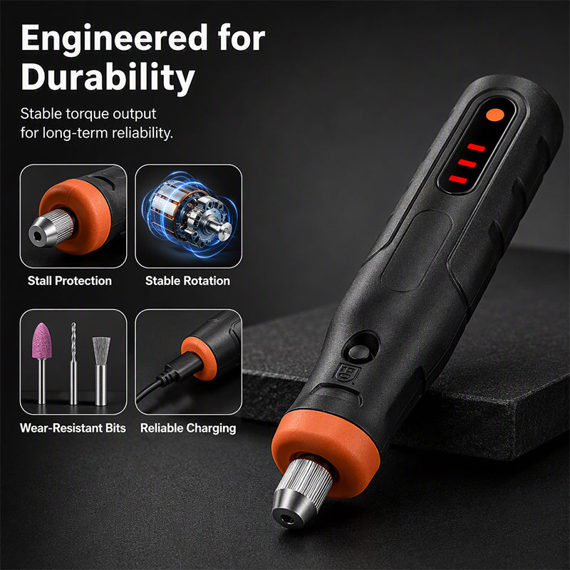 🥳2026 HOT SALE🥳💞50K+ SOLD! 🛠️✨ 50% OFF! Mini Cordless Rotary Tool – 3‑speed, 4V battery, 100g lightweight. 40+ accessories for carving, polishing & drilling – endless DIY possibilities! 🔋💪