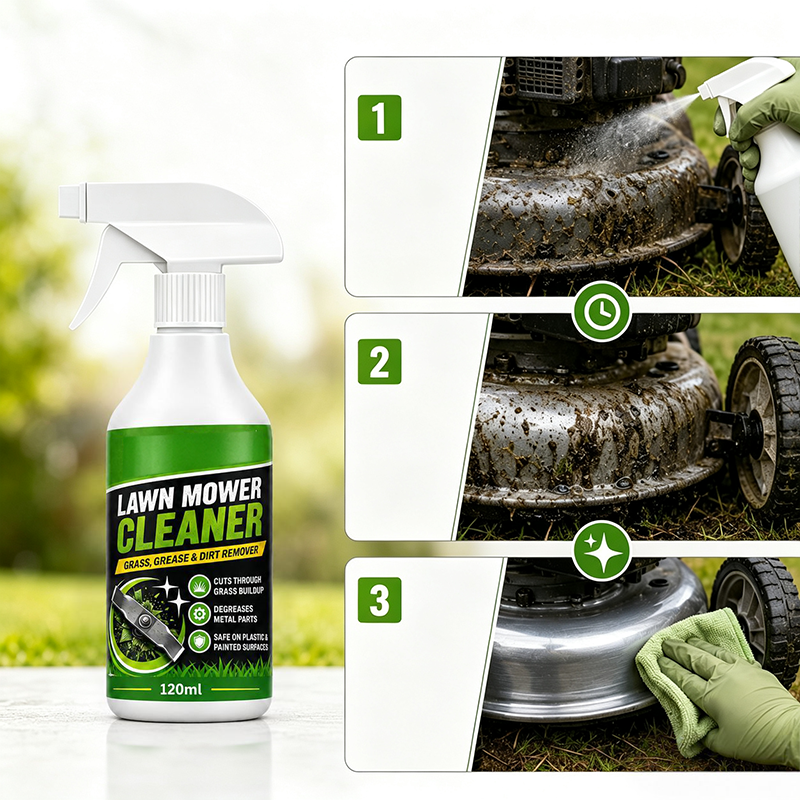 🥳2026 HOT SALE🥳💞50K+ SOLD! 🌿🔥 50% OFF! Fast Acting Lawn Mower Cleaner Spray – Foaming formula dissolves grease & grass instantly. Safe on metal, plastic & painted parts – keep your mower running like new! 🛠️💪