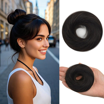 🥳2026 HOT SALE🥳💞50K+ SOLD! 💇‍♀️✨ 50% OFF! Messy Bun Hair Scrunchie – Instant volume & texture in seconds. No tools needed – just twist & wrap for a chic updo anytime, anywhere! 🎀💁‍♀️