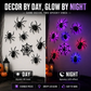 🥳2026 HOT SALE🥳💞50K+ SOLD! 🕷️🎃 50% OFF! Halloween 3D Spider LED Flashing Light Wall Stickers – Lifelike spiders with flexible legs & glowing green LEDs. Transforms any room into a creepy haunted house! 👻💡