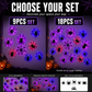 🥳2026 HOT SALE🥳💞50K+ SOLD! 🕷️🎃 50% OFF! Halloween 3D Spider LED Flashing Light Wall Stickers – Lifelike spiders with flexible legs & glowing green LEDs. Transforms any room into a creepy haunted house! 👻💡