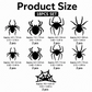 🥳2026 HOT SALE🥳💞50K+ SOLD! 🕷️🎃 50% OFF! Halloween 3D Spider LED Flashing Light Wall Stickers – Lifelike spiders with flexible legs & glowing green LEDs. Transforms any room into a creepy haunted house! 👻💡