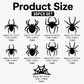 🥳2026 HOT SALE🥳💞50K+ SOLD! 🕷️🎃 50% OFF! Halloween 3D Spider LED Flashing Light Wall Stickers – Lifelike spiders with flexible legs & glowing green LEDs. Transforms any room into a creepy haunted house! 👻💡