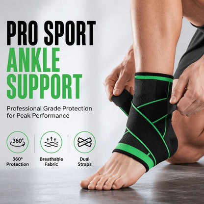 🥳2026 HOT SALE🥳💞50K+ SOLD! ⚡🛡️ 50% OFF! Elastic Adjustable Ankle Support Braces – Dual‑strap compression, breathable nylon fabric. Prevents rolling & sprains – perfect for running, basketball & gym! 🏃‍♂️💪