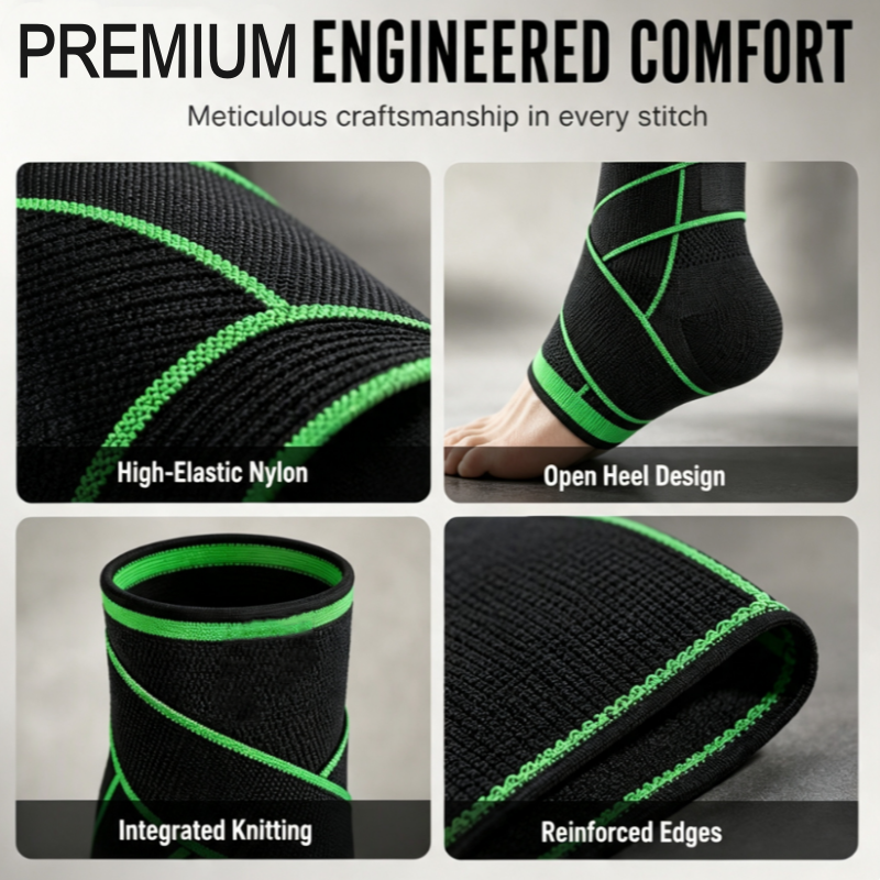 🥳2026 HOT SALE🥳💞50K+ SOLD! ⚡🛡️ 50% OFF! Elastic Adjustable Ankle Support Braces – Dual‑strap compression, breathable nylon fabric. Prevents rolling & sprains – perfect for running, basketball & gym! 🏃‍♂️💪