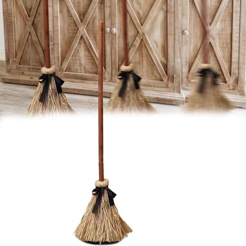 🥳2026 HOT SALE🥳💞50K+ SOLD! 🧹💚 50% OFF! Animated Witch Broom with Lights & Sounds – Walks across your porch, spooky laughter & green LED glow. Battery powered – perfect for Halloween displays! 🎃✨