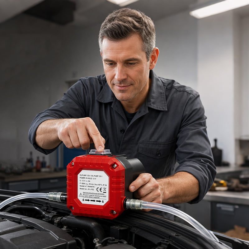 🥳2026 HOT SALE🥳💞50K+ SOLD! 🚗🔧 50% OFF! Portable Electric Oil Change Pump – powerful motor extracts engine oil fast, no garage needed. Compact & durable for cars & boats. DIY oil changes made easy! 🛡️💪