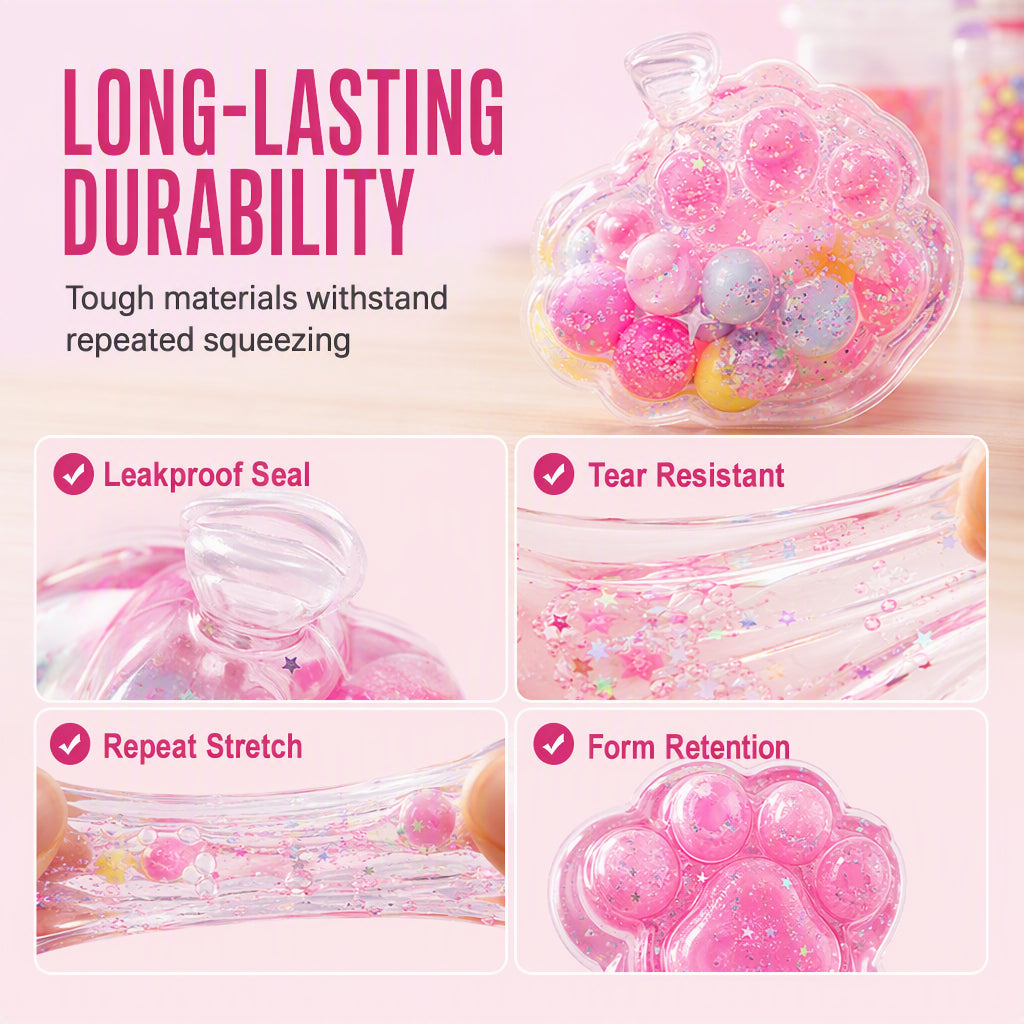 🥳2026 HOT SALE🥳💞50K+ SOLD! 🐱🧊 50% OFF! DIY Fried Ice Squishy Toy Kit – Cat claw design, crystal clear squishy fun. Creative sensory play & stress relief for kids – from £16.99! Buy more, save more! 🎨✨