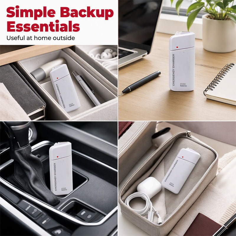 🥳2026 HOT SALE🥳💞50K+ SOLD! 💡📱 50% OFF! Portable AA Battery Charger – Emergency power bank + LED torch. From £6.99 – best value anywhere! Buy more & save – never get caught with a dead phone again! 🚗✅