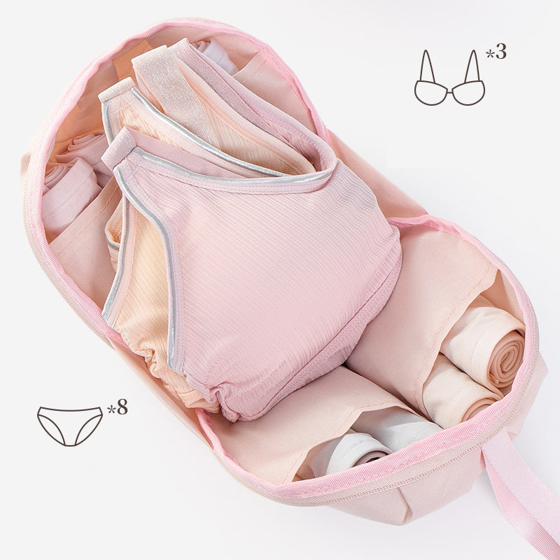 🥳2026 HOT SALE🥳💞50K+ SOLD! 👙✨ 50% OFF! Portable Underwear Storage Bag – spherical dome protects bras, compartmentalized interior & durable polyester. Travel organized! 🧳✅