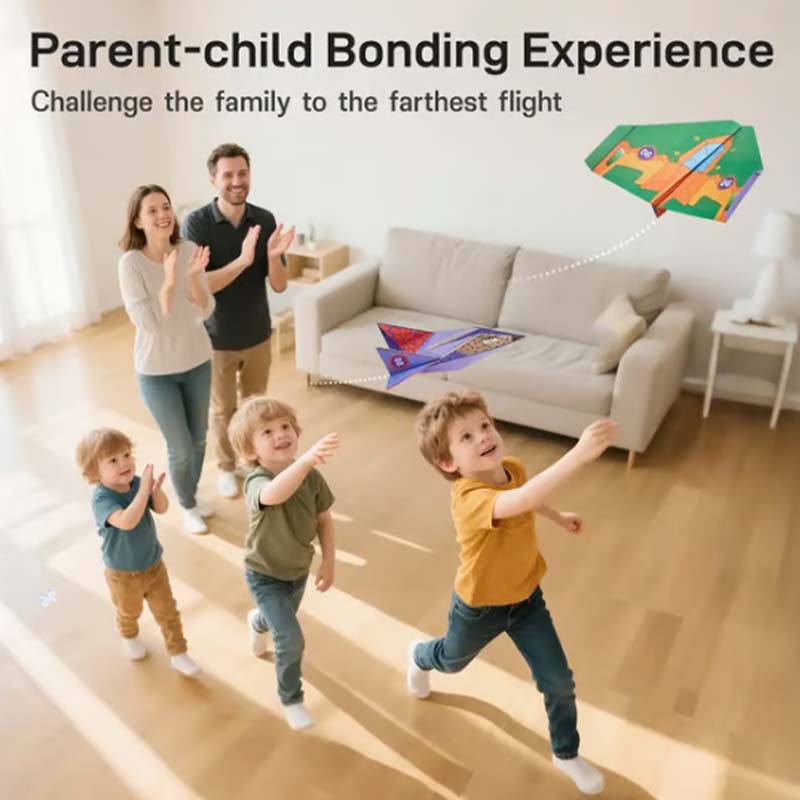 🥳2026 HOT SALE🥳💞50K+ SOLD! ✈️🎨 50% OFF! Creative DIY Paper Airplane Set For Kids – 16 unique designs, pre-scored fold lines make it easy. Premium paper for smooth glides – hours of hands-on fun! 🧒🌟
