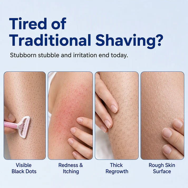 🥳2026 HOT SALE🥳💞50K+ SOLD! ❄️🌸 Ice-Cooling Hair Removal Cream – STBD root-dissolving tech, instantly soothes sensitive skin. No pain, no black dots – silky smooth all over! ✨💚