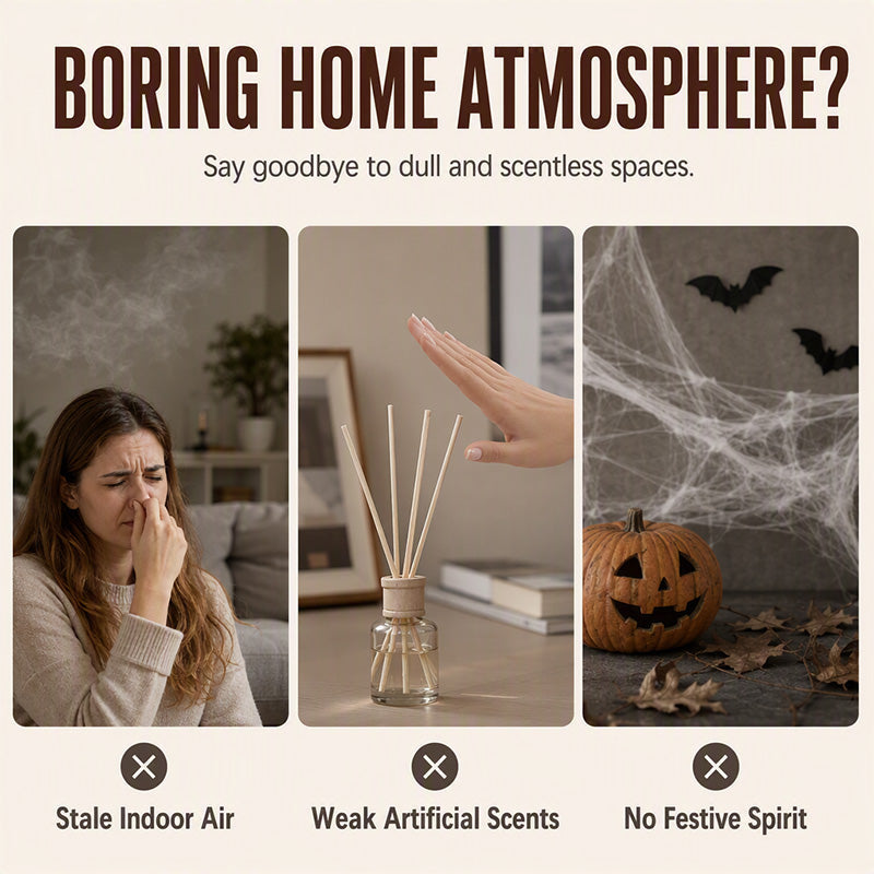 🥳2026 HOT SALE🥳💞50K+ SOLD! 🎃✨ 50% OFF! Halloween Scented Essential Oil Set – 6 festive aromas including Pumpkin Pie & Witch‘s Brew. Pure plant extracts – create spooky party vibes or a cosy seasonal retreat! 🕯️👻