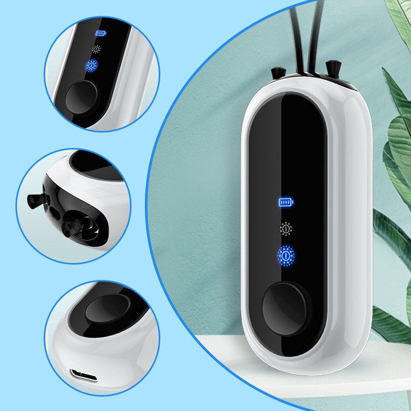 🥳2026 HOT SALE🥳💞50K+ SOLD! 💨✨ 50% OFF! Wearable Air Purifier with Negative Ion Technology – 120 million ions/cm³ removes 99% of dust, smoke & allergens. 30hr battery, silent 5dB – from £12.99 – lowest price! 🔋🛡️
