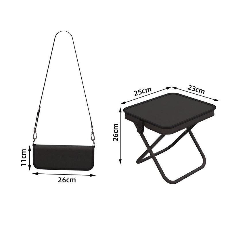 🥳2026 HOT SALE🥳💞50K+ SOLD! 👜🪑 50% OFF! Portable Folding Stool with Handbag Design – Transforms into a chic handbag with shoulder strap. Carbon steel frame, 100kg capacity, double-layer Oxford cloth – instant seating anywhere! 🌟✨