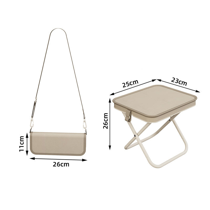 🥳2026 HOT SALE🥳💞50K+ SOLD! 👜🪑 50% OFF! Portable Folding Stool with Handbag Design – Transforms into a chic handbag with shoulder strap. Carbon steel frame, 100kg capacity, double-layer Oxford cloth – instant seating anywhere! 🌟✨