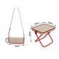 🥳2026 HOT SALE🥳💞50K+ SOLD! 👜🪑 50% OFF! Portable Folding Stool with Handbag Design – Transforms into a chic handbag with shoulder strap. Carbon steel frame, 100kg capacity, double-layer Oxford cloth – instant seating anywhere! 🌟✨