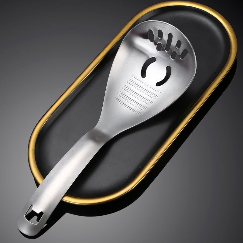🥳2026 HOT SALE🥳💞50K+ SOLD! 🥄✨ 50% OFF! Multipurpose Stainless Steel Kitchen Spoon – 5-in-1: filter, separate, grind, fetch & open bottles. 304 stainless steel, ergonomic design – one spoon replaces five! 🍳🔧