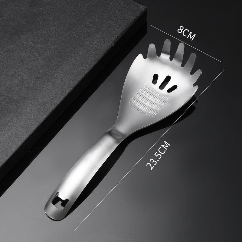 🥳2026 HOT SALE🥳💞50K+ SOLD! 🥄✨ 50% OFF! Multipurpose Stainless Steel Kitchen Spoon – 5-in-1: filter, separate, grind, fetch & open bottles. 304 stainless steel, ergonomic design – one spoon replaces five! 🍳🔧