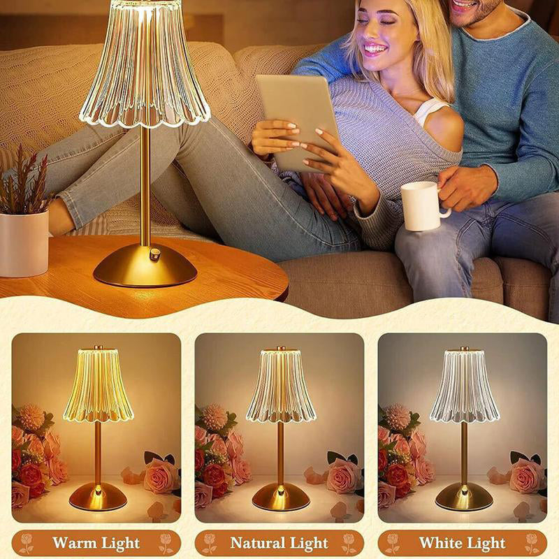 🥳2026 HOT SALE🥳💞50K+ SOLD! ✨🔋 Retro Table Lamp – touch dimming, no cords to trip over. Type-C rechargeable, use anywhere. Eye-friendly light, 3 color modes. Easy living! 🏠💪