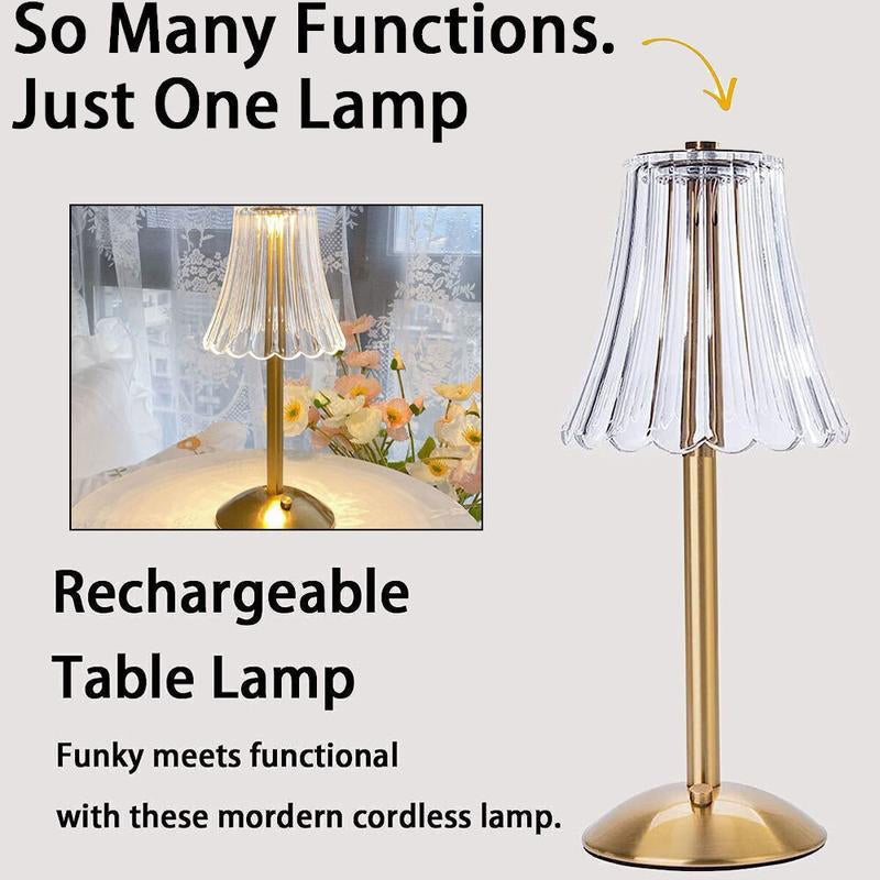 🥳2026 HOT SALE🥳💞50K+ SOLD! ✨🔋 Retro Table Lamp – touch dimming, no cords to trip over. Type-C rechargeable, use anywhere. Eye-friendly light, 3 color modes. Easy living! 🏠💪
