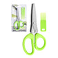 🥳2026 HOT SALE🥳💞50K+ SOLD! ✂️🌿 50% OFF! 5-Blade Herb Scissors – stainless steel, 5 blades cut herbs in one snip. Comfortable grip, fast & convenient kitchen prep! 🛡️✅