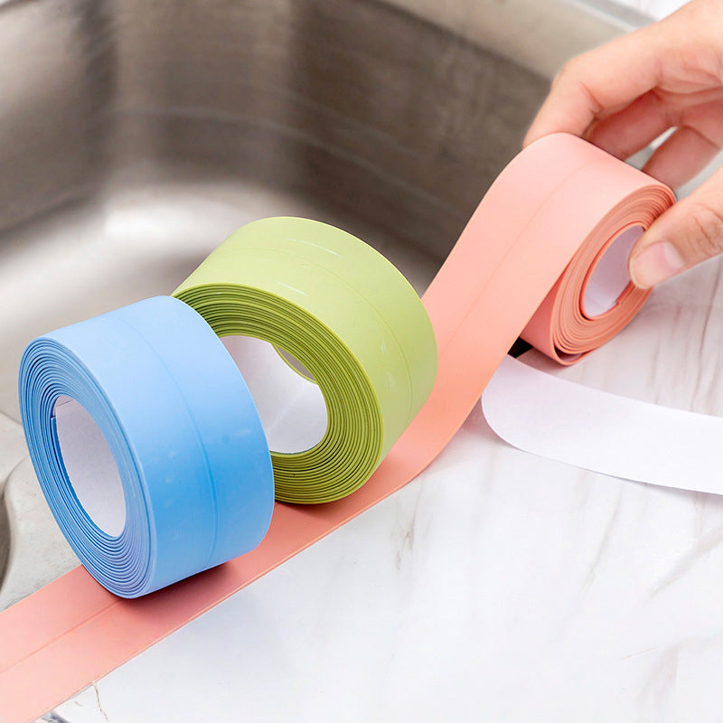 🥳2026 HOT SALE🥳💞50K+ SOLD! 🛁✨ 50% OFF! 3.3m Waterproof Caulk Tape for Kitchen & Bathroom – Self-adhesive, peel & stick – no tools needed! Center crease for perfect 90° corners. From £6.99! 💧🛡️