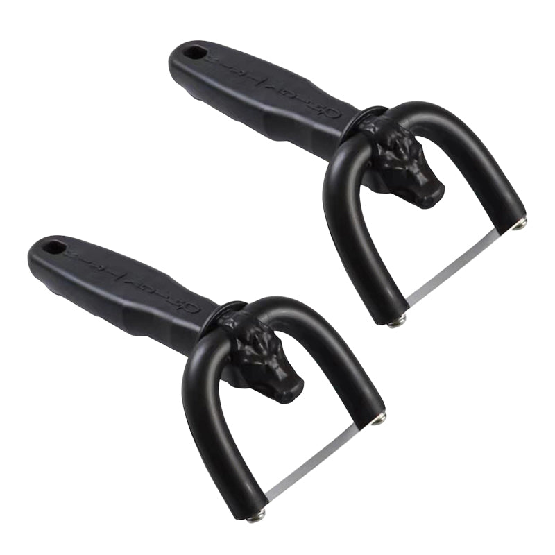 🥳2026 HOT SALE🥳💞50K+ SOLD! 🥩🔪 50% OFF! Handheld Fat Trimmer for Beef & Pork – U-shaped curved holder targets surface fat without wasting lean meat. Stainless steel blade, ergonomic grip – prep like a pro! 🧑‍🍳✨