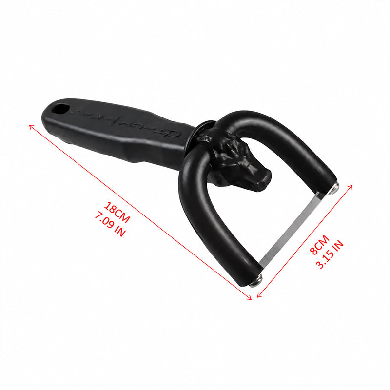 🥳2026 HOT SALE🥳💞50K+ SOLD! 🥩🔪 50% OFF! Handheld Fat Trimmer for Beef & Pork – U-shaped curved holder targets surface fat without wasting lean meat. Stainless steel blade, ergonomic grip – prep like a pro! 🧑‍🍳✨