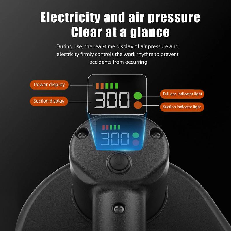 🥳2026 HOT SALE🥳💞50K+ SOLD! 🔧⚡ 50% OFF! Electric Suction Cup Lifter with Digital Display – 300kg capacity, real-time power & battery monitoring. Auto air replenishment – ideal for heavy glass, tiles & smooth surfaces! 📊🛡️