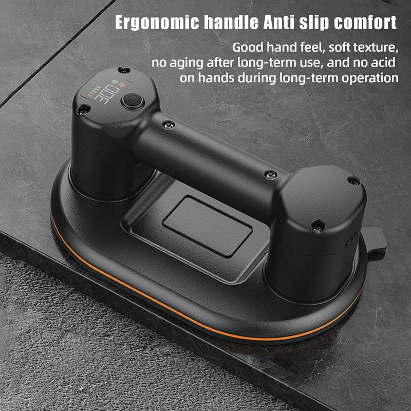 🥳2026 HOT SALE🥳💞50K+ SOLD! 🔧⚡ 50% OFF! Electric Suction Cup Lifter with Digital Display – 300kg capacity, real-time power & battery monitoring. Auto air replenishment – ideal for heavy glass, tiles & smooth surfaces! 📊🛡️