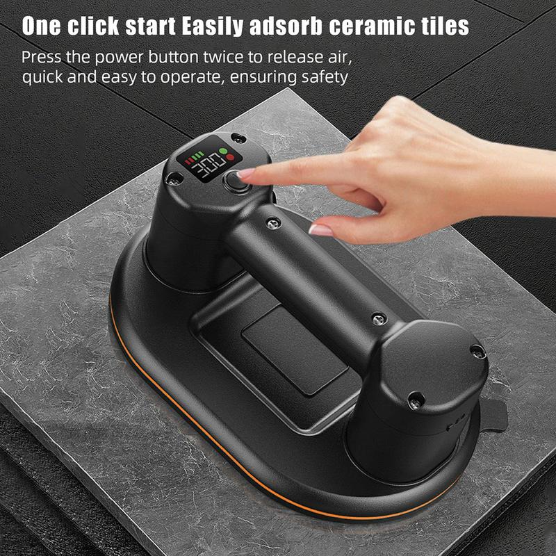 🥳2026 HOT SALE🥳💞50K+ SOLD! 🔧⚡ 50% OFF! Electric Suction Cup Lifter with Digital Display – 300kg capacity, real-time power & battery monitoring. Auto air replenishment – ideal for heavy glass, tiles & smooth surfaces! 📊🛡️
