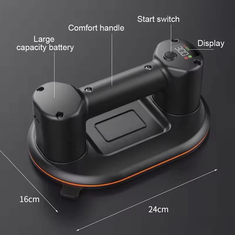 🥳2026 HOT SALE🥳💞50K+ SOLD! 🔧⚡ 50% OFF! Electric Suction Cup Lifter with Digital Display – 300kg capacity, real-time power & battery monitoring. Auto air replenishment – ideal for heavy glass, tiles & smooth surfaces! 📊🛡️